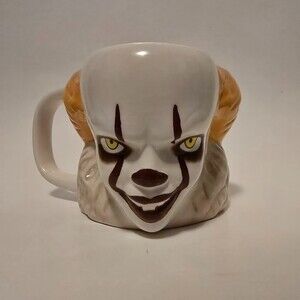 PENNYWISE Shaped Mug IT Horror Movie Coffee Tea Cup Halloween